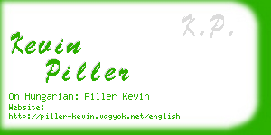 kevin piller business card